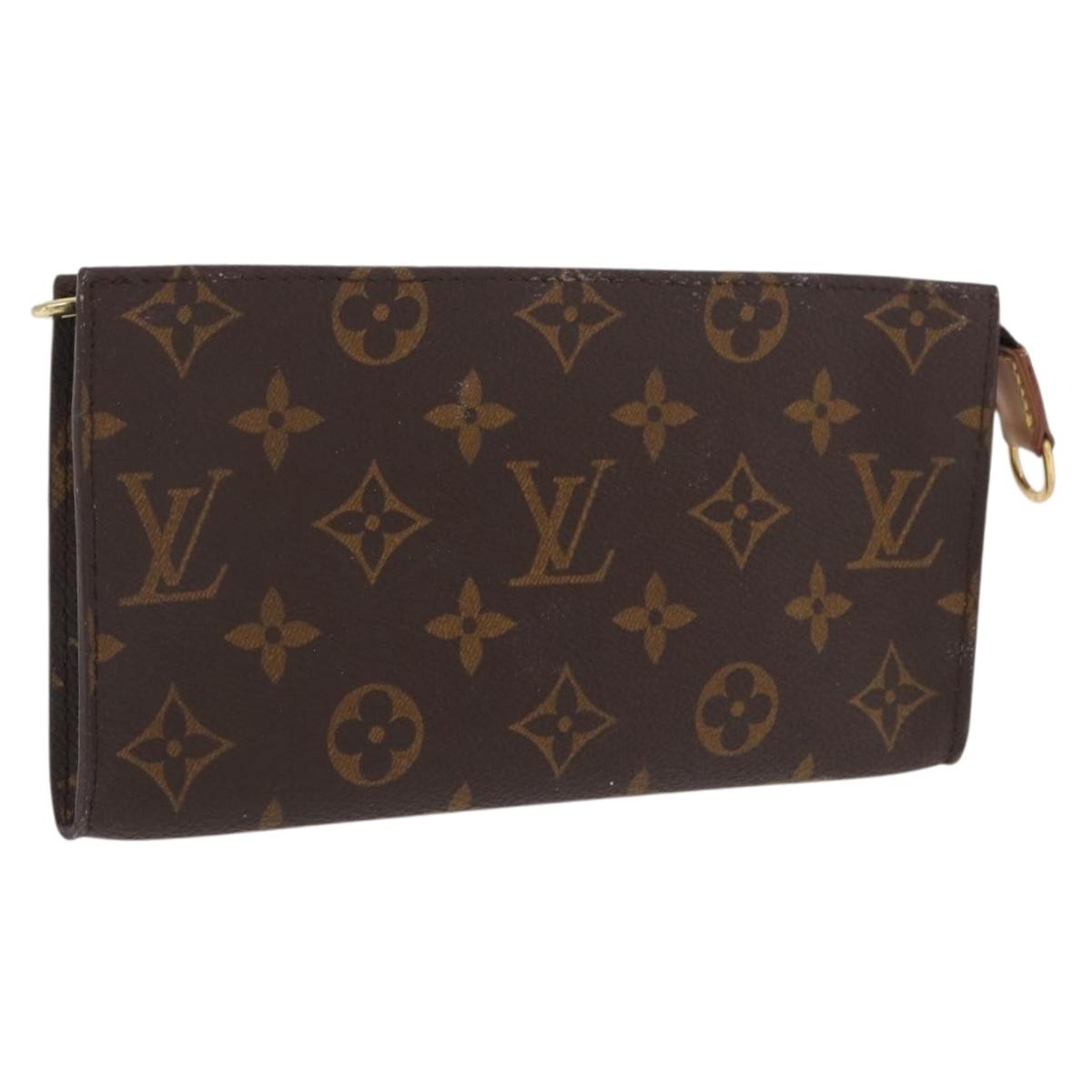 LOUIS VUITTON Monogram Bucket GM Accessory Pouch LV Auth 171931