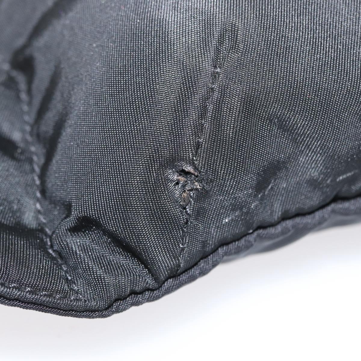 PRADA Waist bag Nylon Black Auth 171943