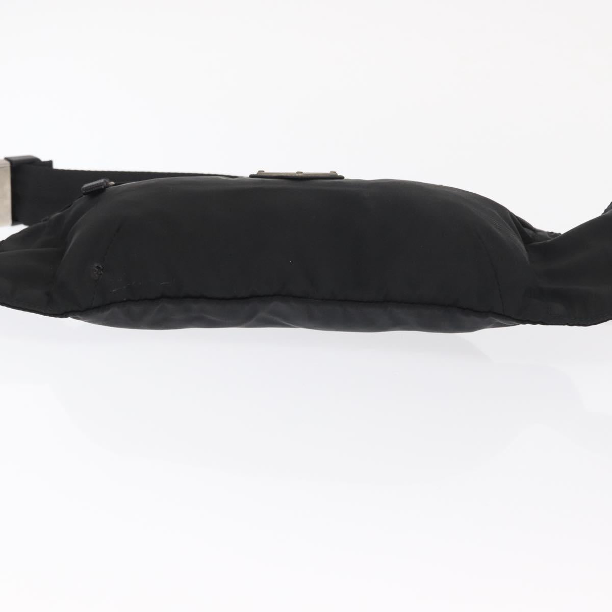 PRADA Waist bag Nylon Black Auth 171943