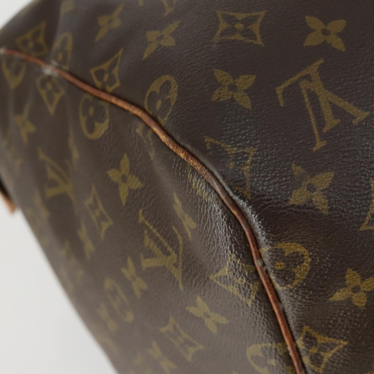 LOUIS VUITTON Monogram Keepall 55 Boston Bag M41424 LV Auth 171947