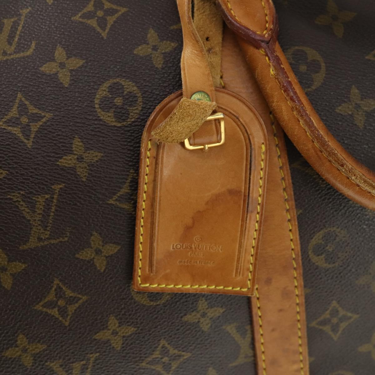 LOUIS VUITTON Monogram Keepall 55 Boston Bag M41424 LV Auth 171947