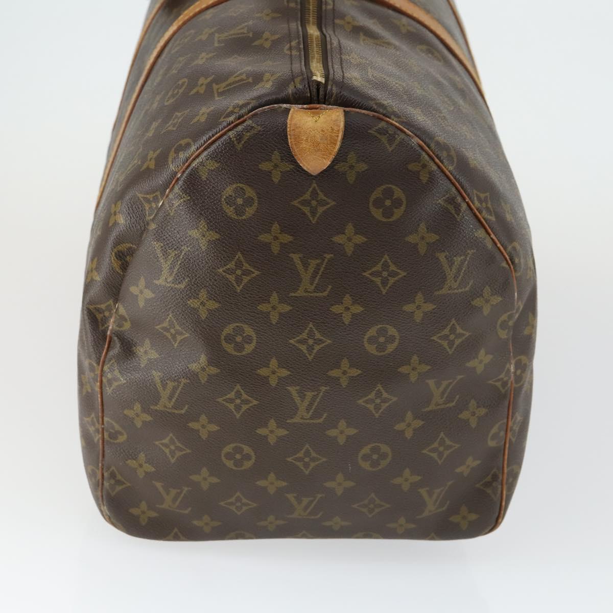 LOUIS VUITTON Monogram Keepall 55 Boston Bag M41424 LV Auth 171947