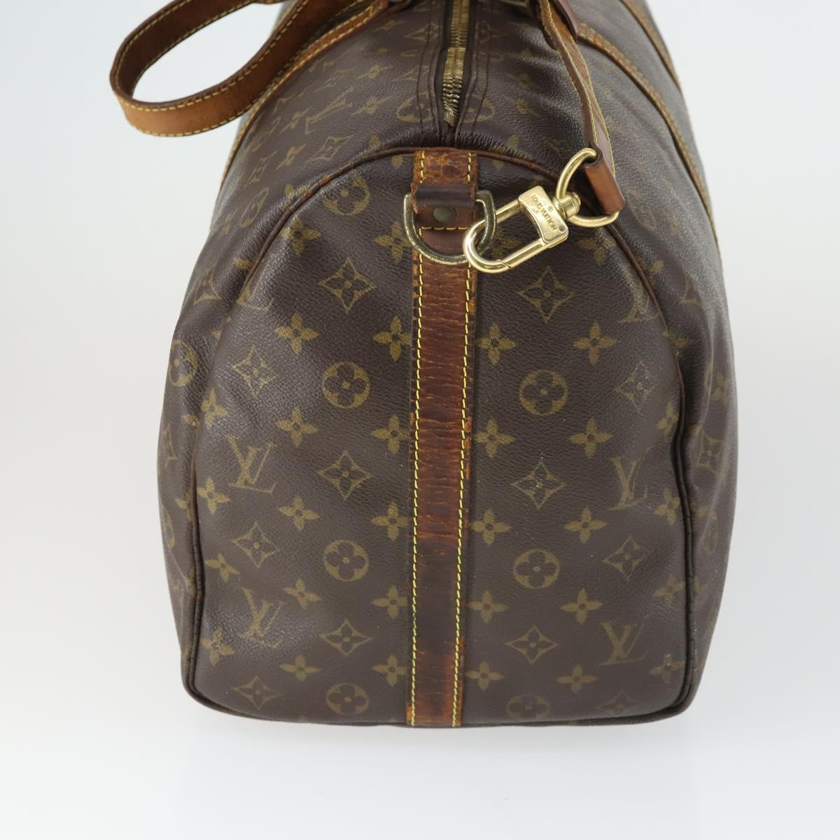 LOUIS VUITTON Monogram Keepall Bandouliere 50 Boston Bag M41416 LV Auth 171949