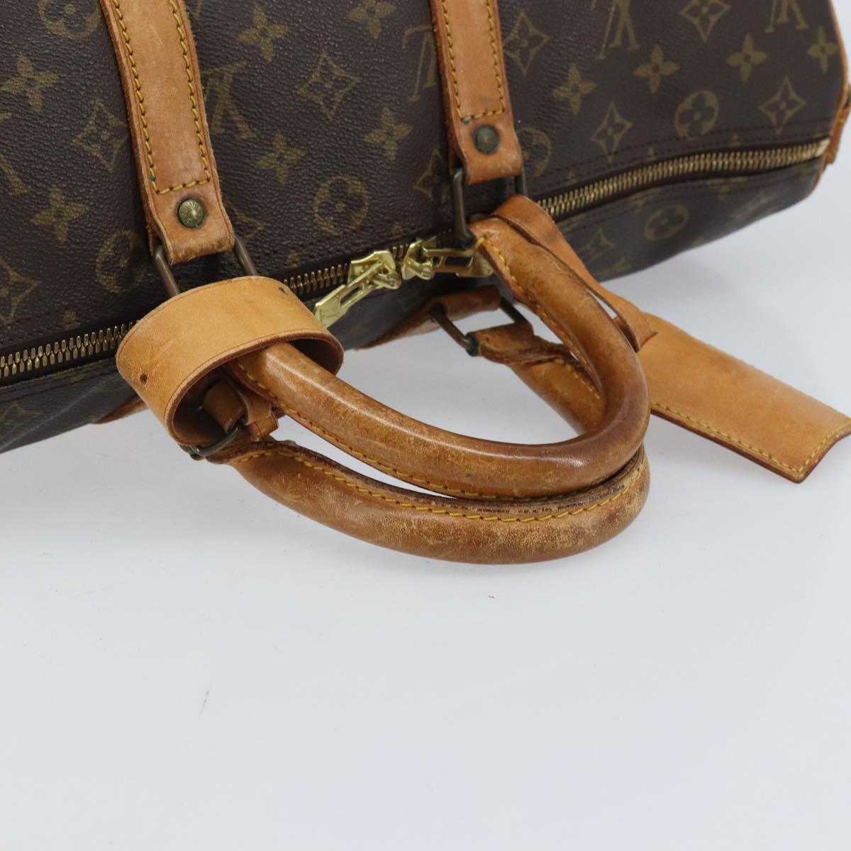 LOUIS VUITTON Monogram Keepall 45 Boston Bag M41428 LV Auth 171950