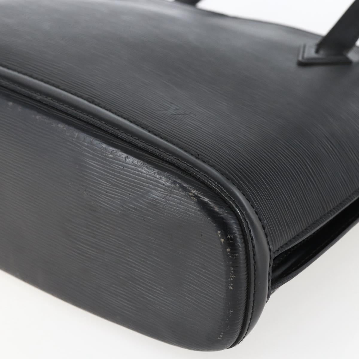 LOUIS VUITTON Epi Lussac Shoulder Bag Black M52282 LV Auth 171960