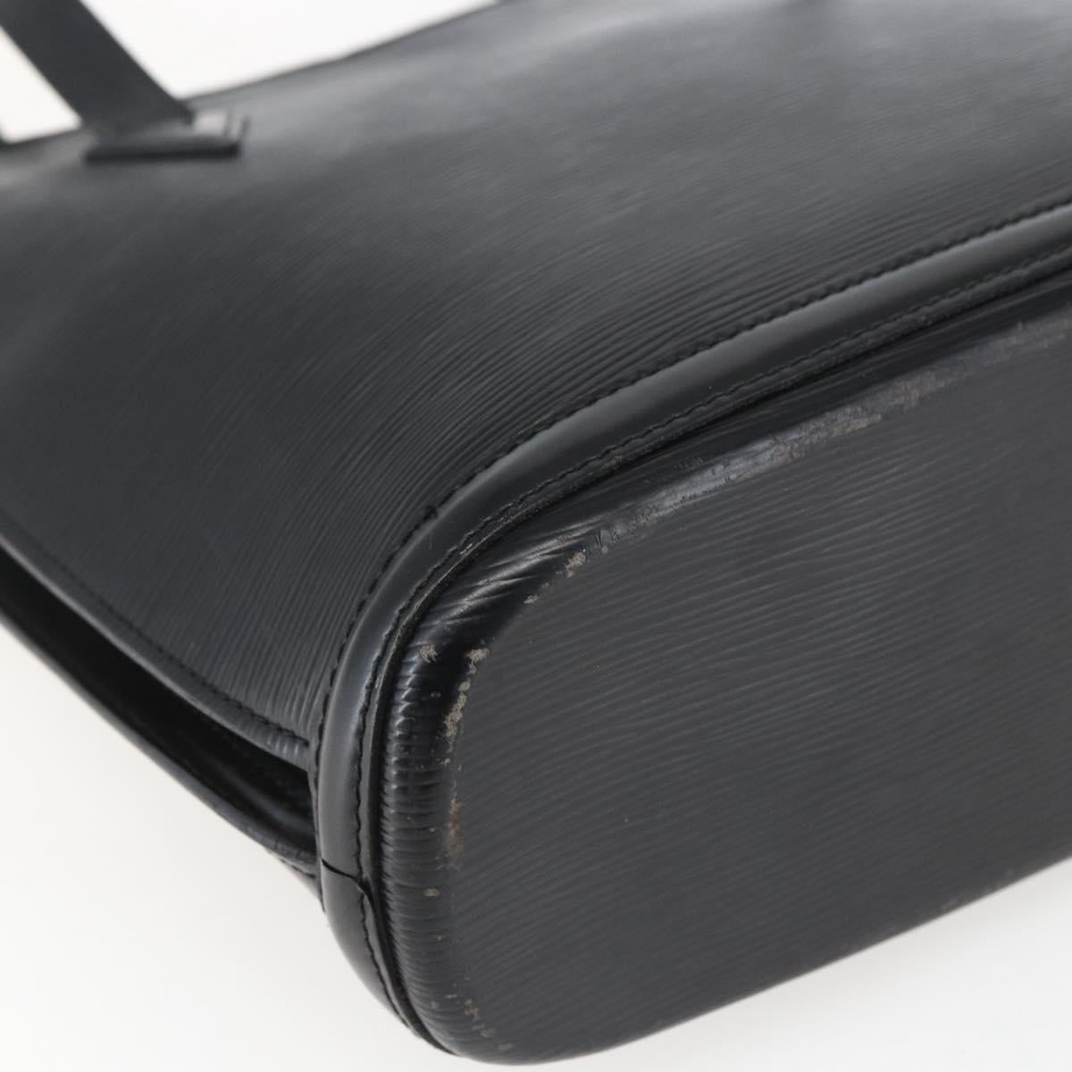 LOUIS VUITTON Epi Lussac Shoulder Bag Black M52282 LV Auth 171960