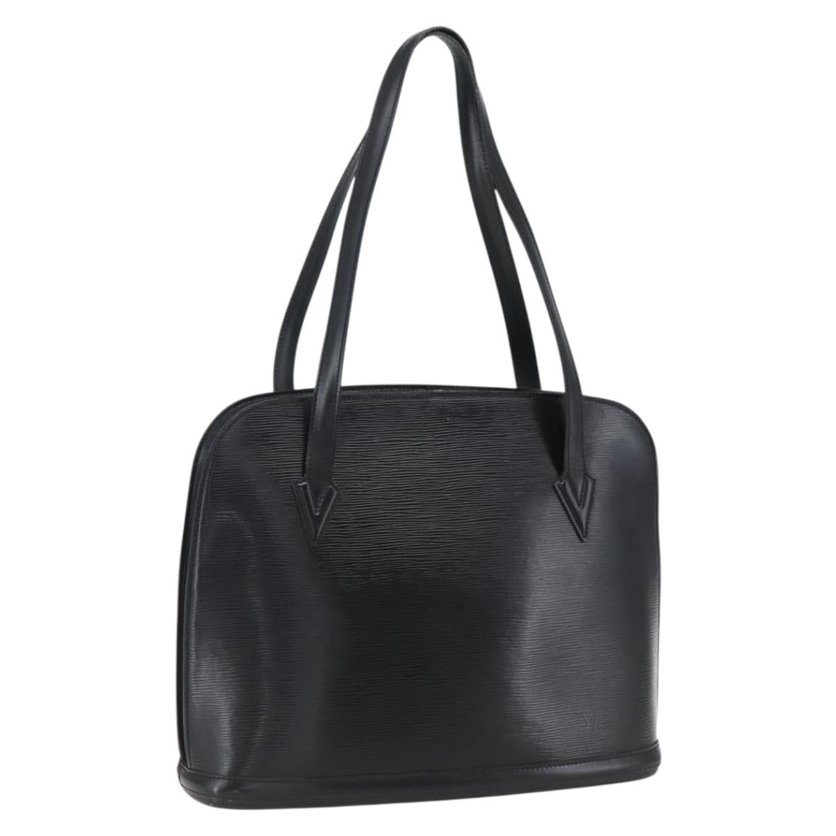 LOUIS VUITTON Epi Lussac Shoulder Bag Black M52282 LV Auth 171960