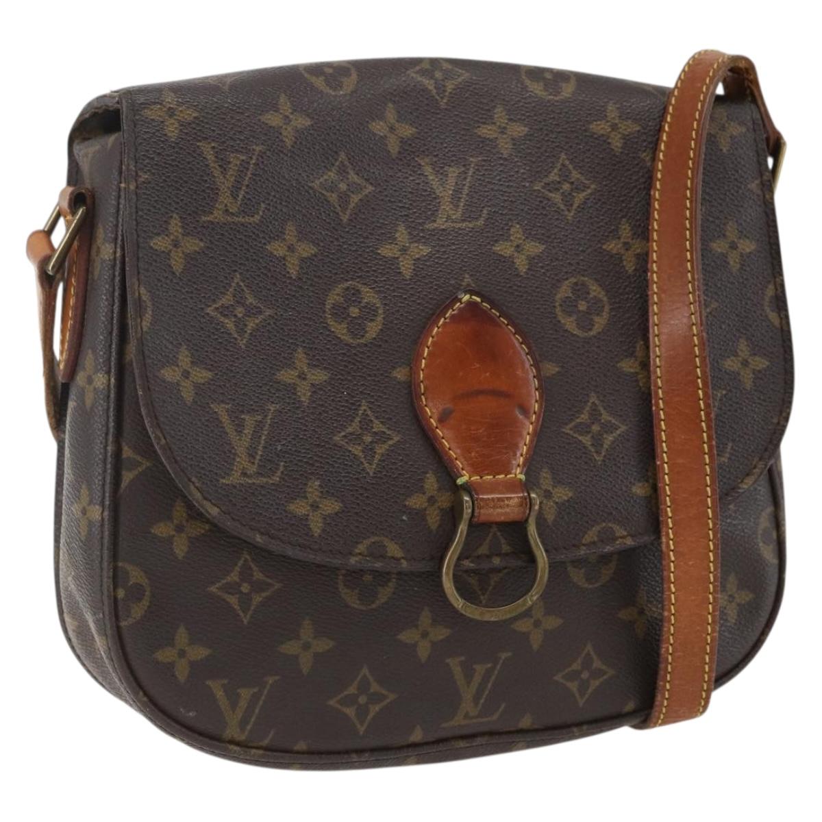 LOUIS VUITTON Monogram Saint Cloud GM Shoulder Bag M51242 LV Auth 171967