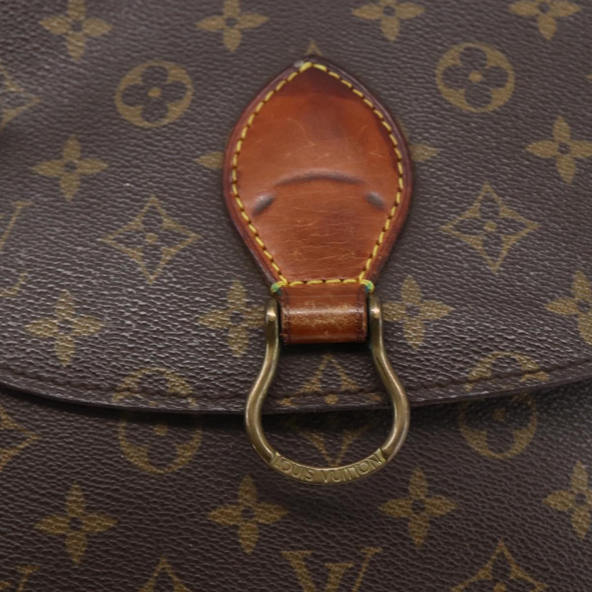 LOUIS VUITTON Monogram Saint Cloud GM Shoulder Bag M51242 LV Auth 171967
