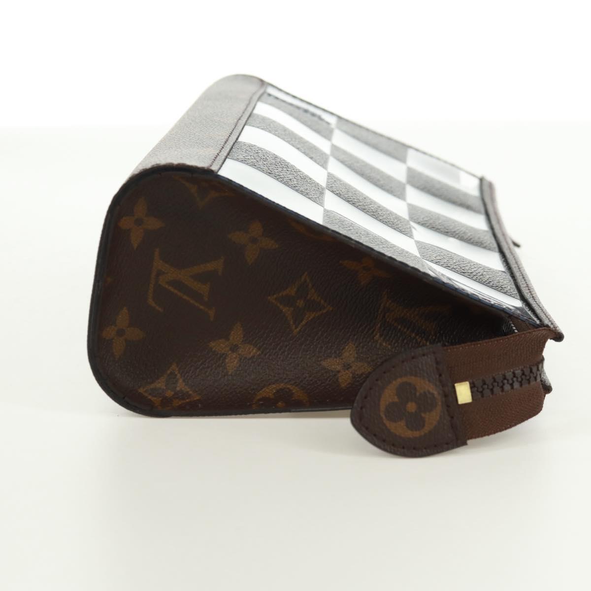 LOUIS VUITTON Monogram Chess Stand Pouch M81588 LV Auth 171970M