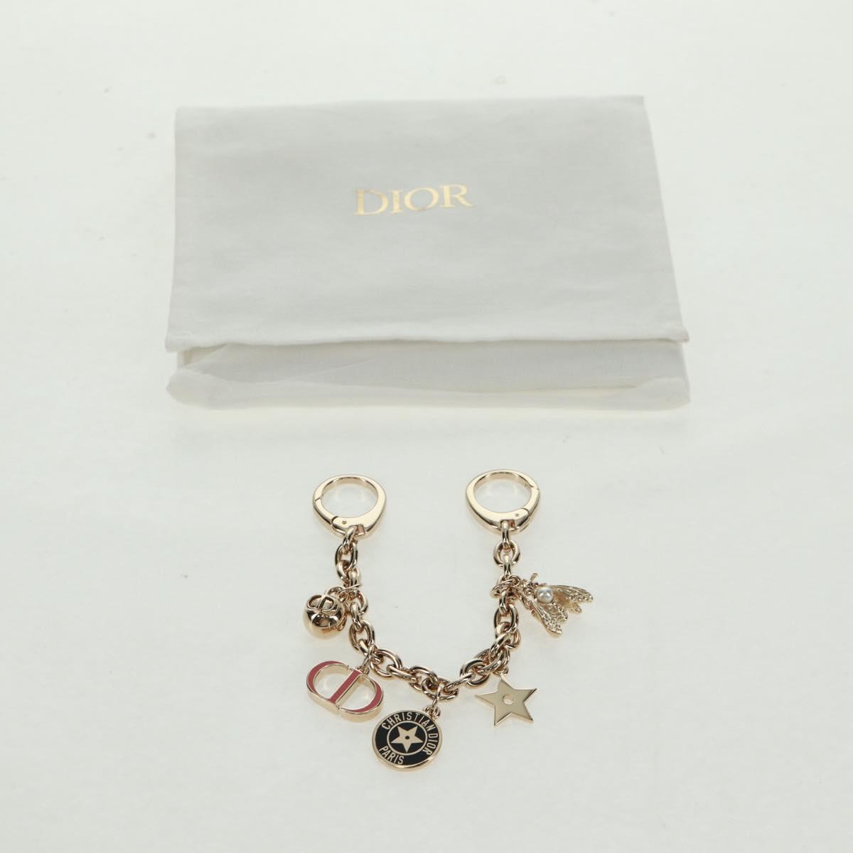 Christian Dior 30 Montaigne Bag Charm metal Gold Auth 171972M