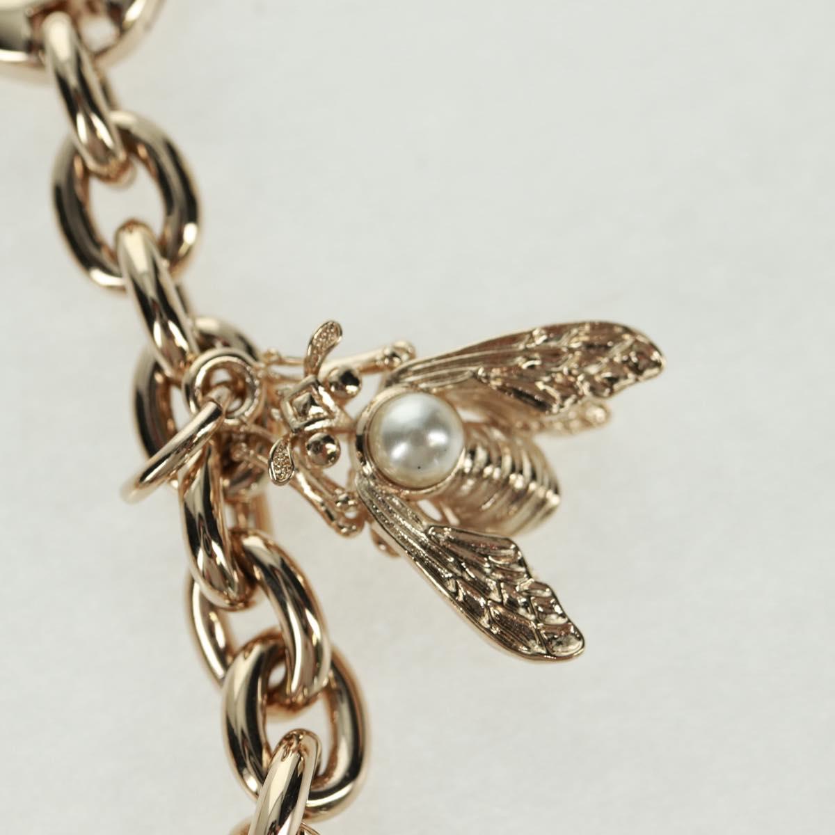 Christian Dior 30 Montaigne Bag Charm metal Gold Auth 171972M