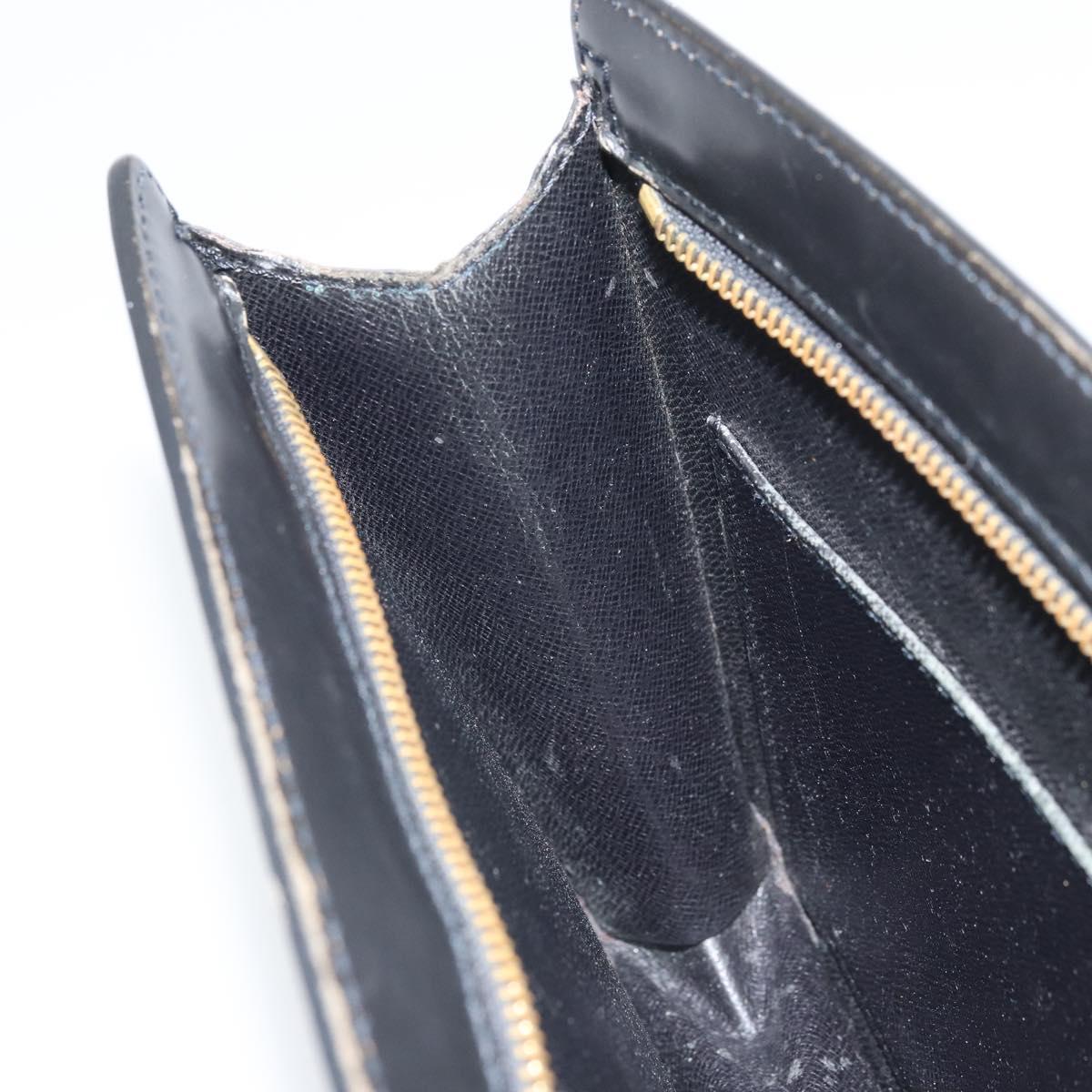LOUIS VUITTON Epi Pochette Homme Clutch Bag Black M52522 LV Auth 171980
