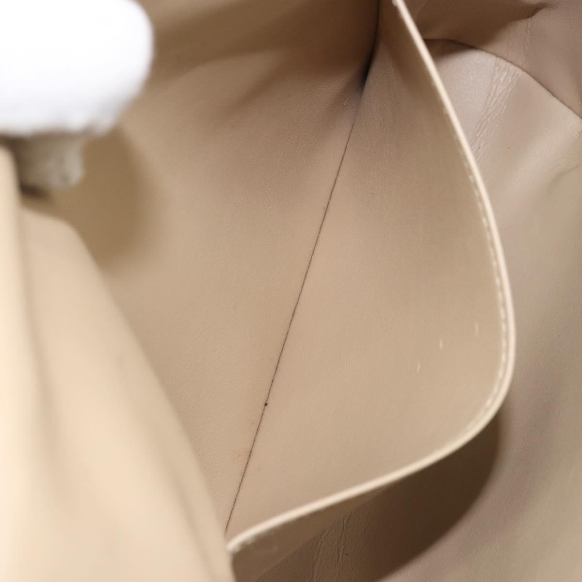 LOUIS VUITTON Monogram Vernis Thompson Street Bag Beige M91301 LV Auth 171983