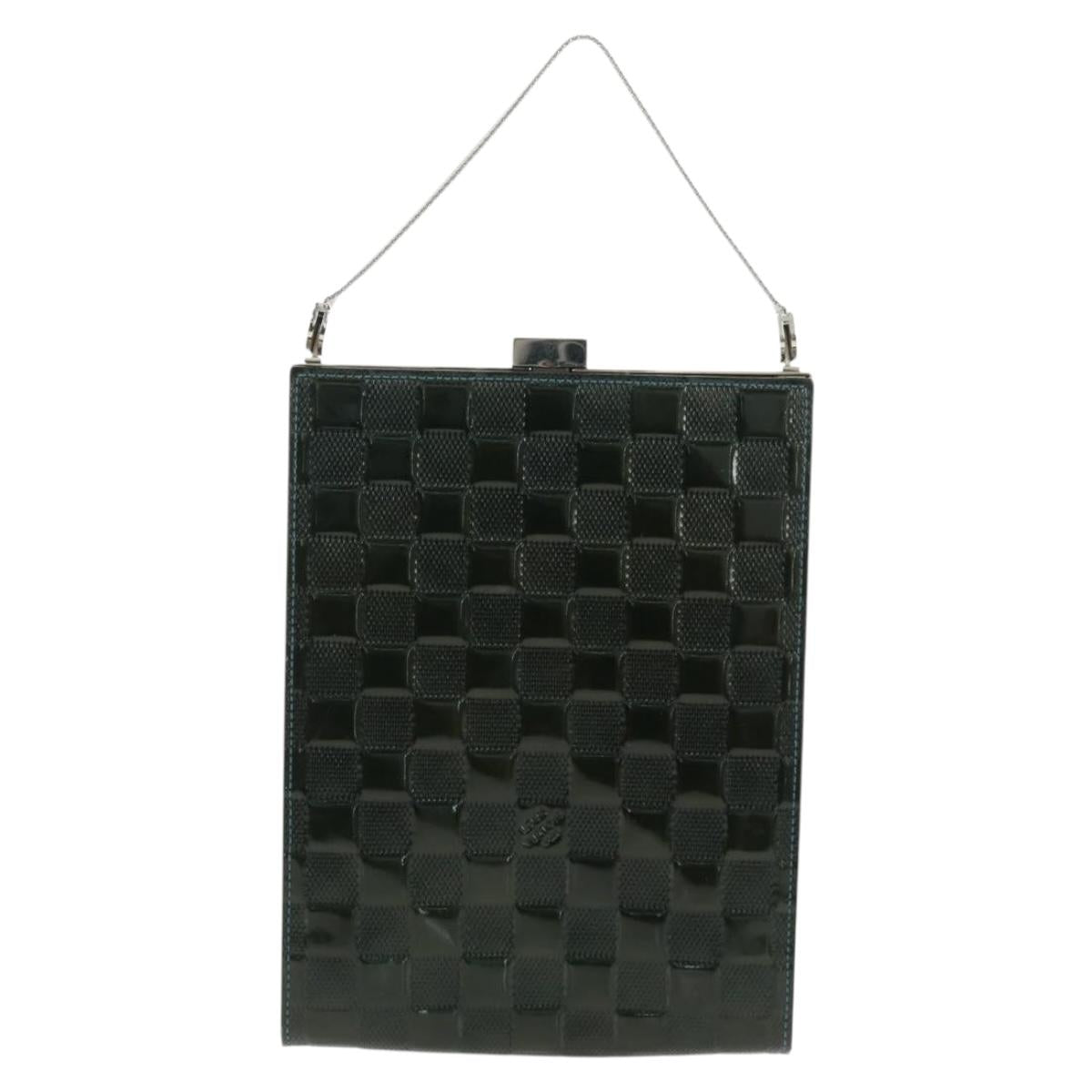 LOUIS VUITTON Damier Vernis Anju GM Hand Bag Green M92105 LV Auth 171996V