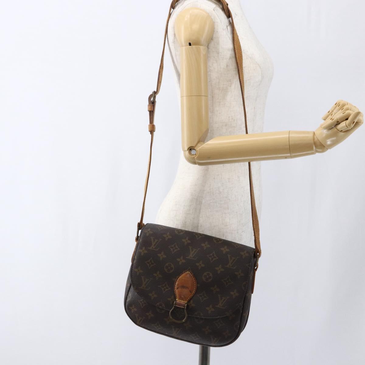 LOUIS VUITTON Monogram Saint Cloud GM Shoulder Bag M51242 LV Auth 171997