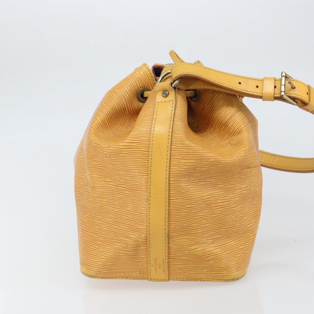 LOUIS VUITTON Epi Petit Noe Shoulder Bag Yellow M44109 LV Auth 171999