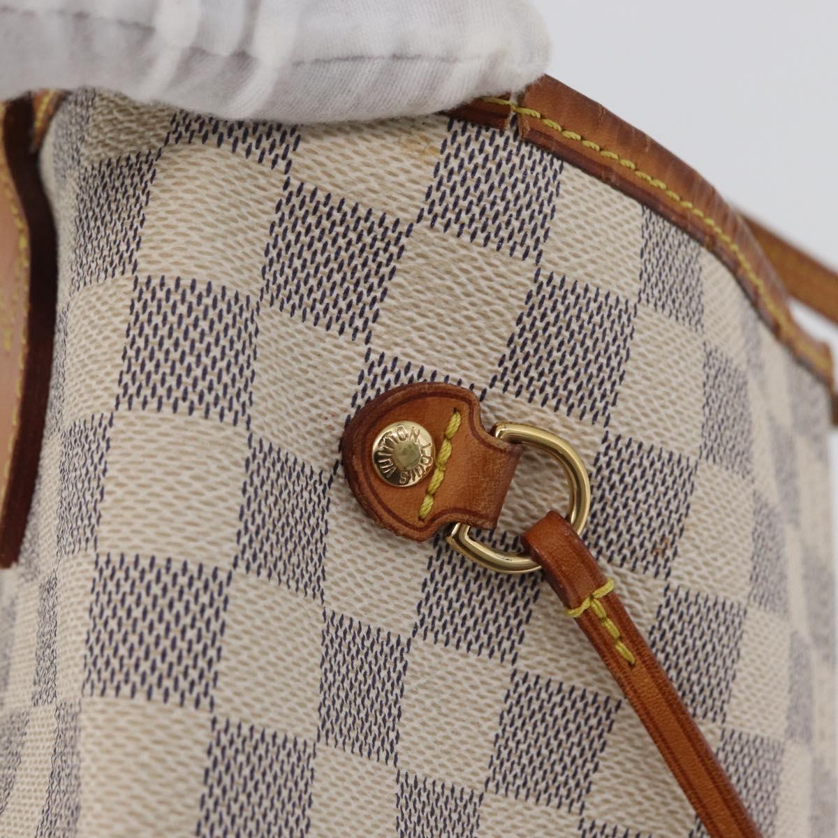 LOUIS VUITTON Damier Azur Neverfull GM Tote Bag N41360 LV Auth 172011A