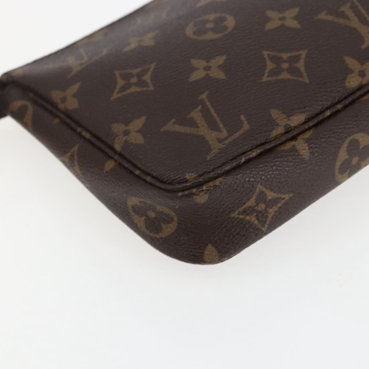 LOUIS VUITTON Monogram Pochette Accessoires Pouch M51980 LV Auth 172012
