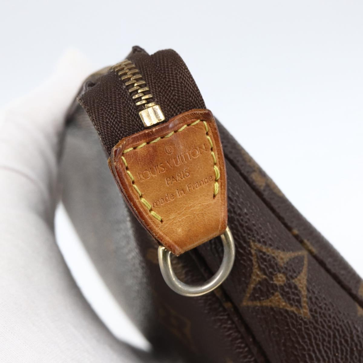 LOUIS VUITTON Monogram Pochette Accessoires Pouch M51980 LV Auth 172012