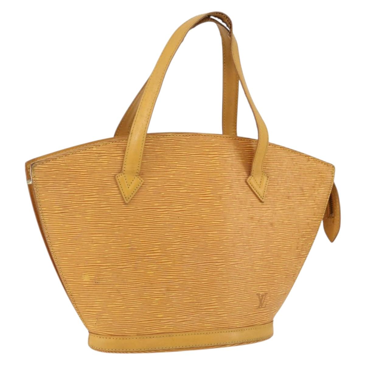 LOUIS VUITTON Epi Saint Jacques Hand Bag Yellow M52279 LV Auth 172034