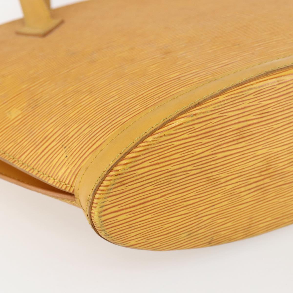 LOUIS VUITTON Epi Saint Jacques Hand Bag Yellow M52279 LV Auth 172034