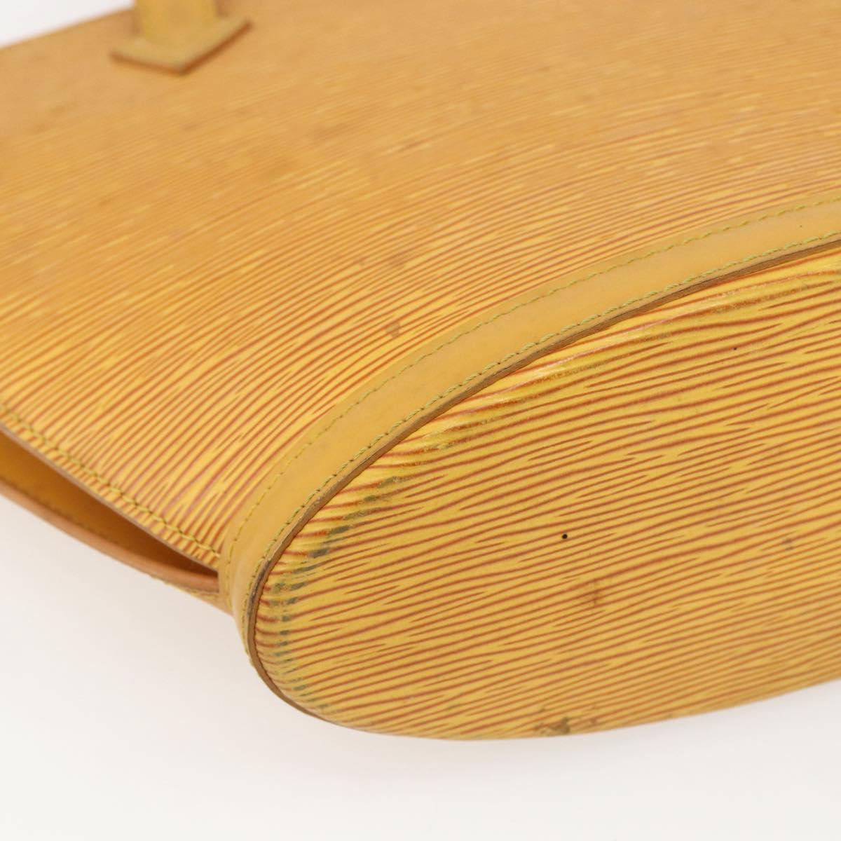 LOUIS VUITTON Epi Saint Jacques Hand Bag Yellow M52279 LV Auth 172034