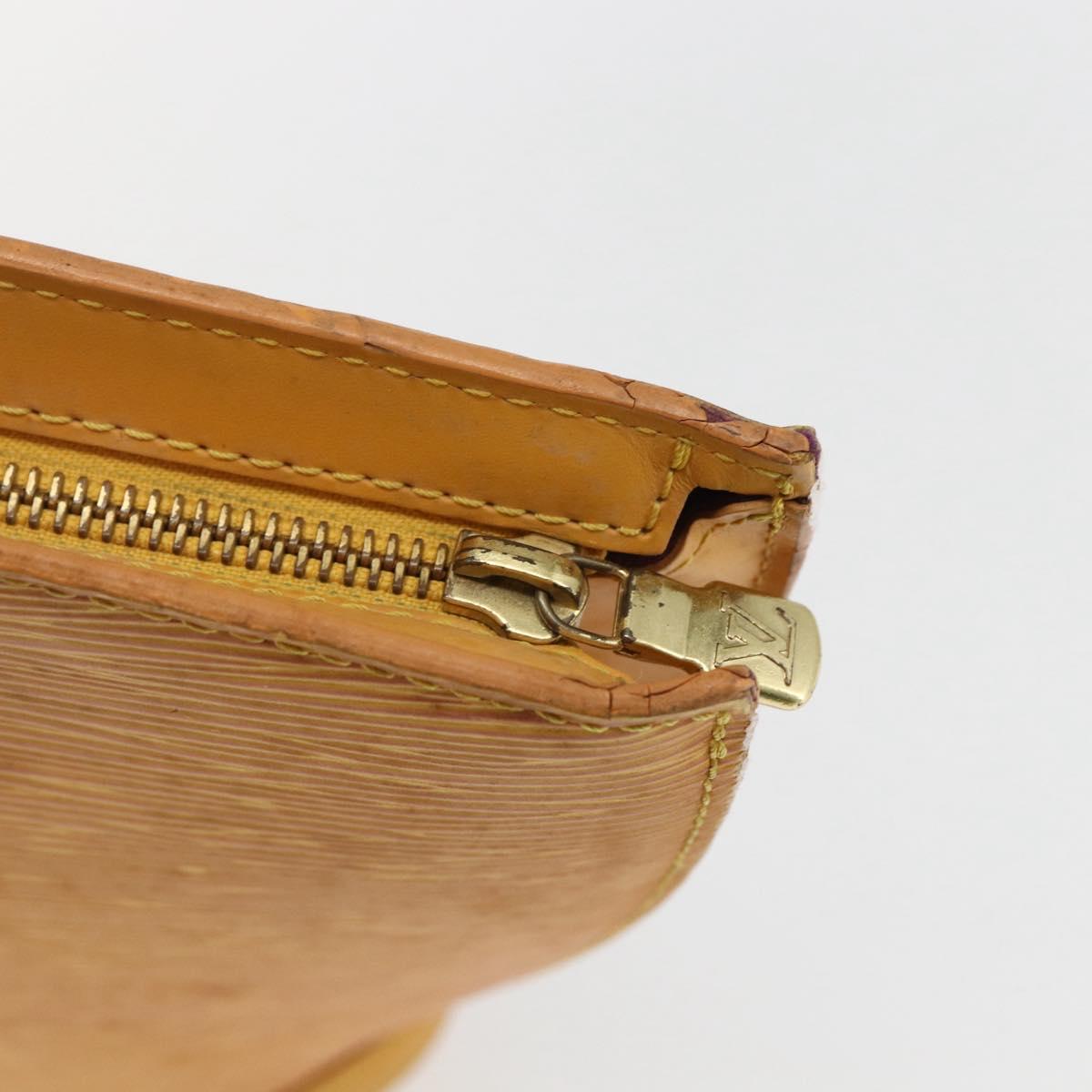LOUIS VUITTON Epi Saint Jacques Hand Bag Yellow M52279 LV Auth 172034