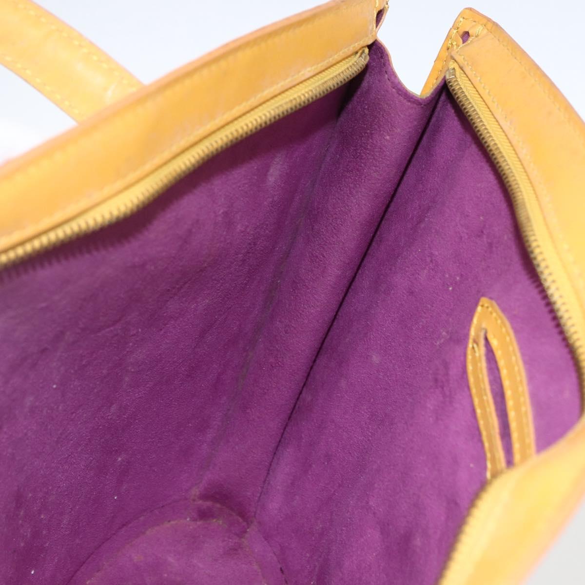 LOUIS VUITTON Epi Saint Jacques Hand Bag Yellow M52279 LV Auth 172034