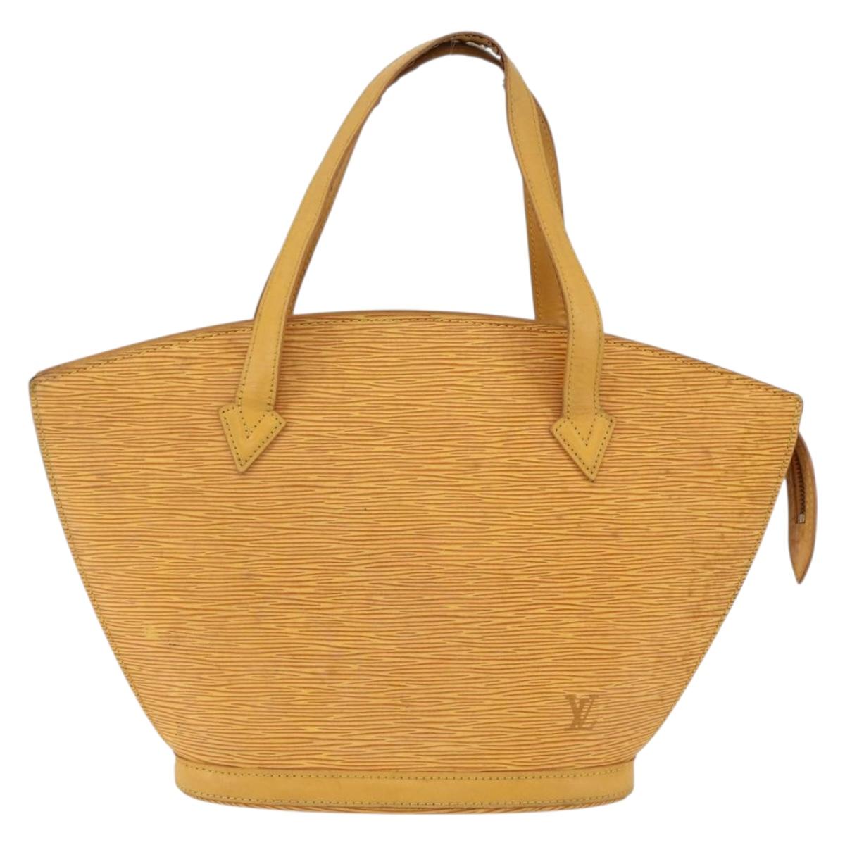 LOUIS VUITTON Epi Saint Jacques Hand Bag Yellow M52279 LV Auth 172034