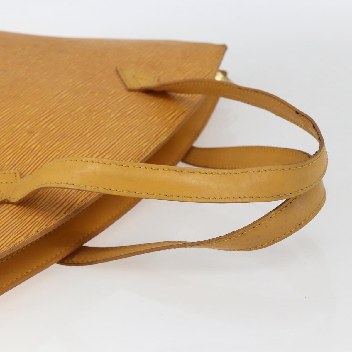 LOUIS VUITTON Epi Saint Jacques Hand Bag Yellow M52279 LV Auth 172034