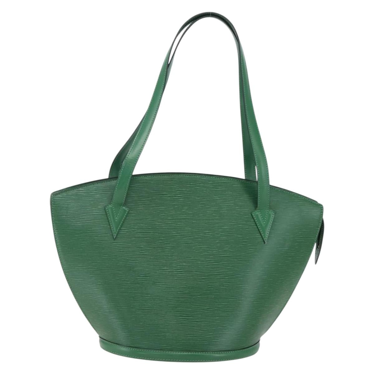 LOUIS VUITTON Epi Saint Jacques Shopping Bag Green M52274 LV Auth 172035