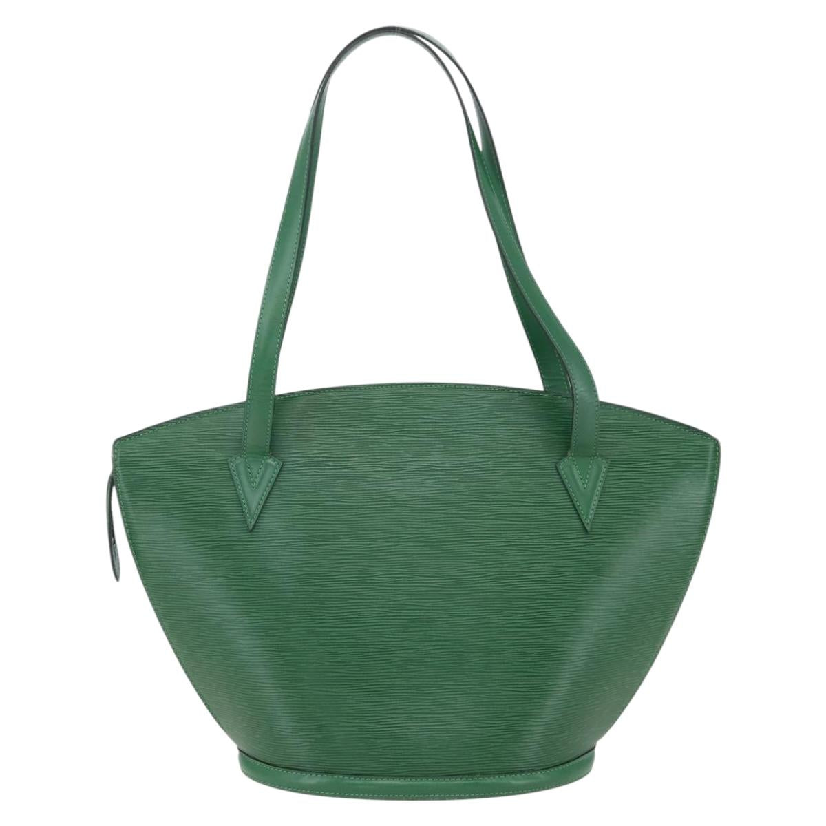 LOUIS VUITTON Epi Saint Jacques Shopping Bag Green M52274 LV Auth 172035