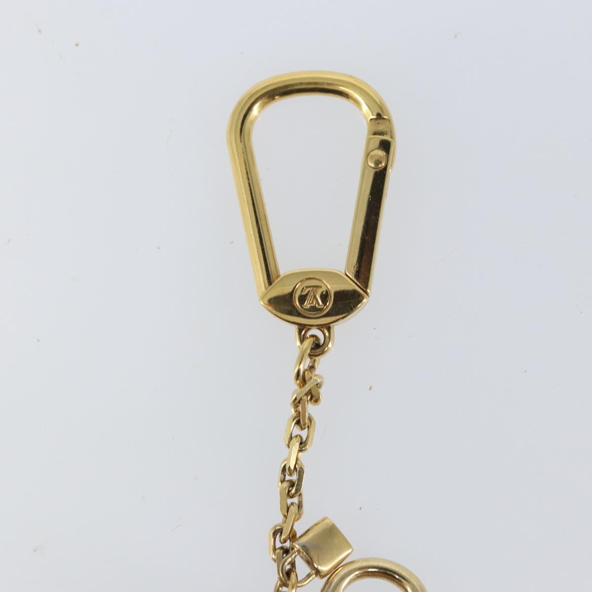 LOUIS VUITTON Porte Cles Speedy Unclusion Charm Gold Tone M65416 LV Auth 172077