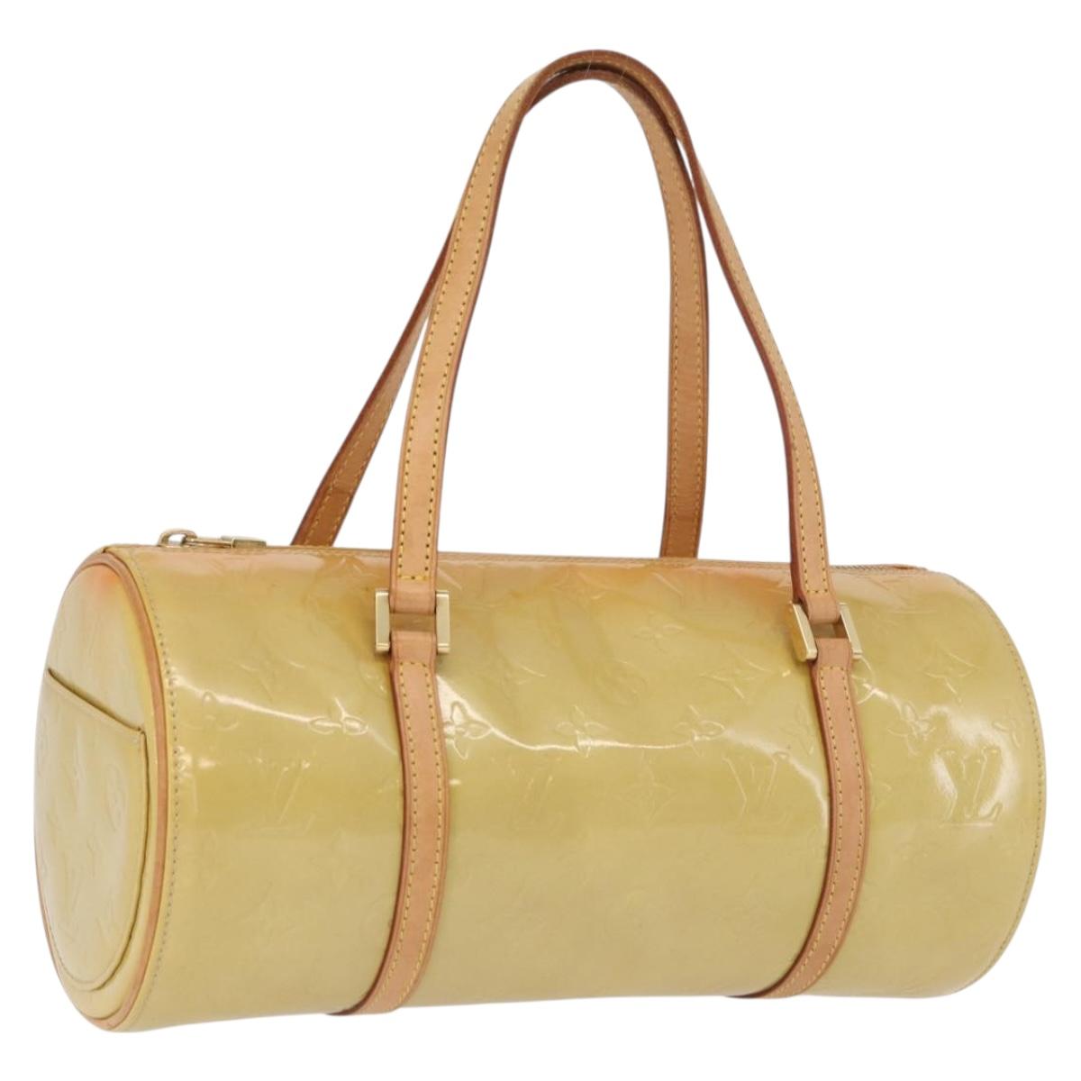 LOUIS VUITTON Monogram Vernis Bedford Hand Bag Beige M91006 LV Auth 172107A