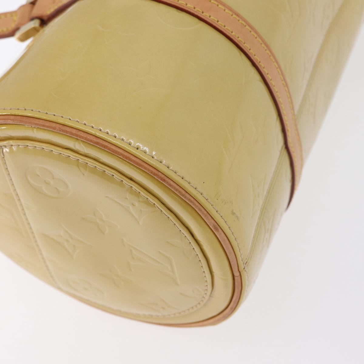 LOUIS VUITTON Monogram Vernis Bedford Hand Bag Beige M91006 LV Auth 172107A