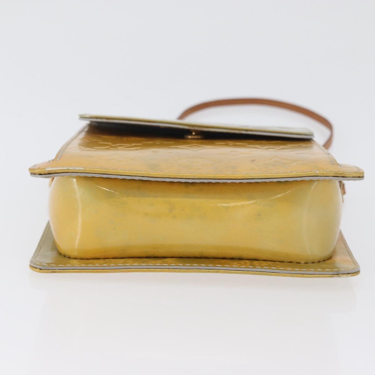 LOUIS VUITTON Monogram Vernis Motto Accessory Pouch Gris M91030 LV Auth 172116