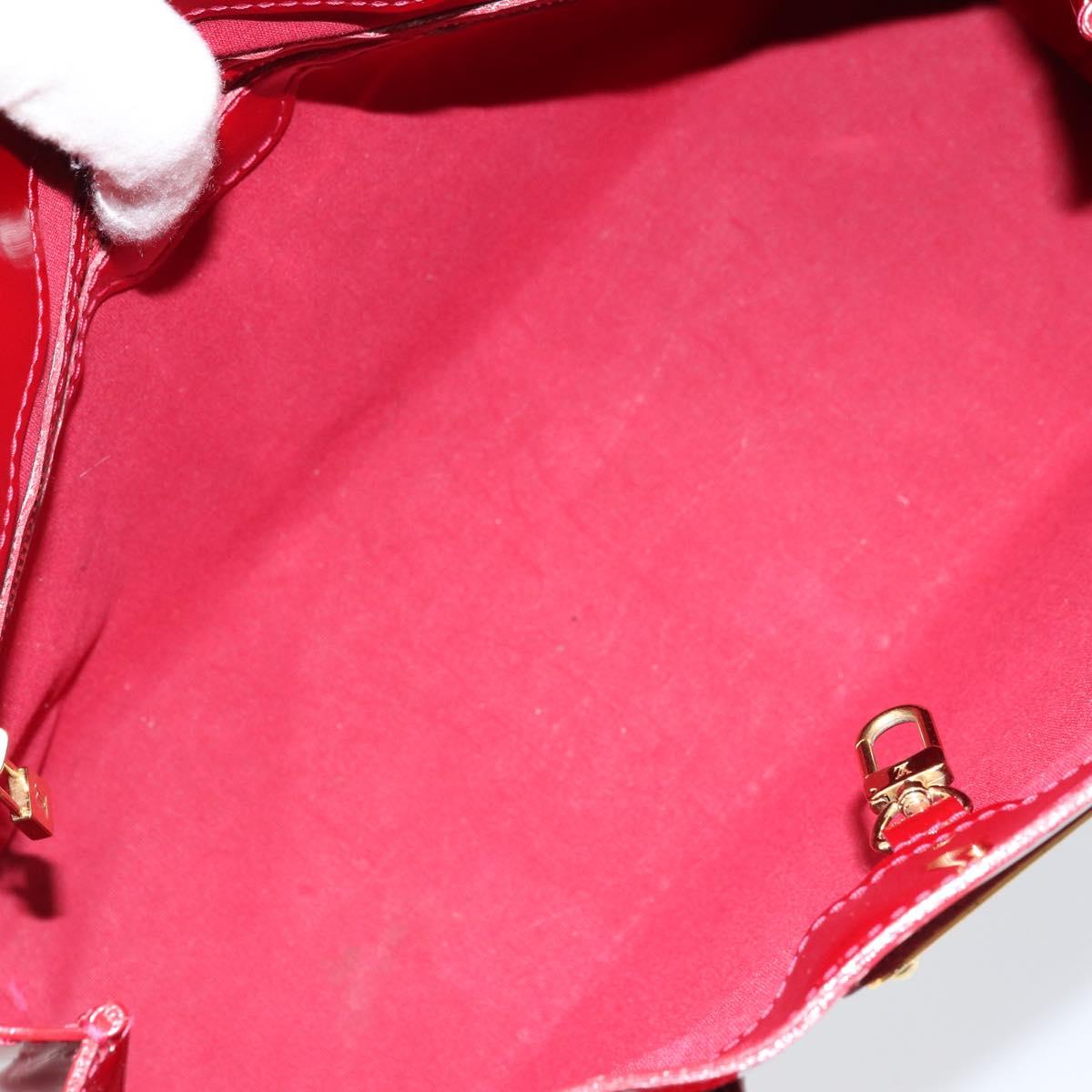 LOUIS VUITTON Monogram Vernis Wilshire PM Bag Pomme D'amour M93642 Auth 172117