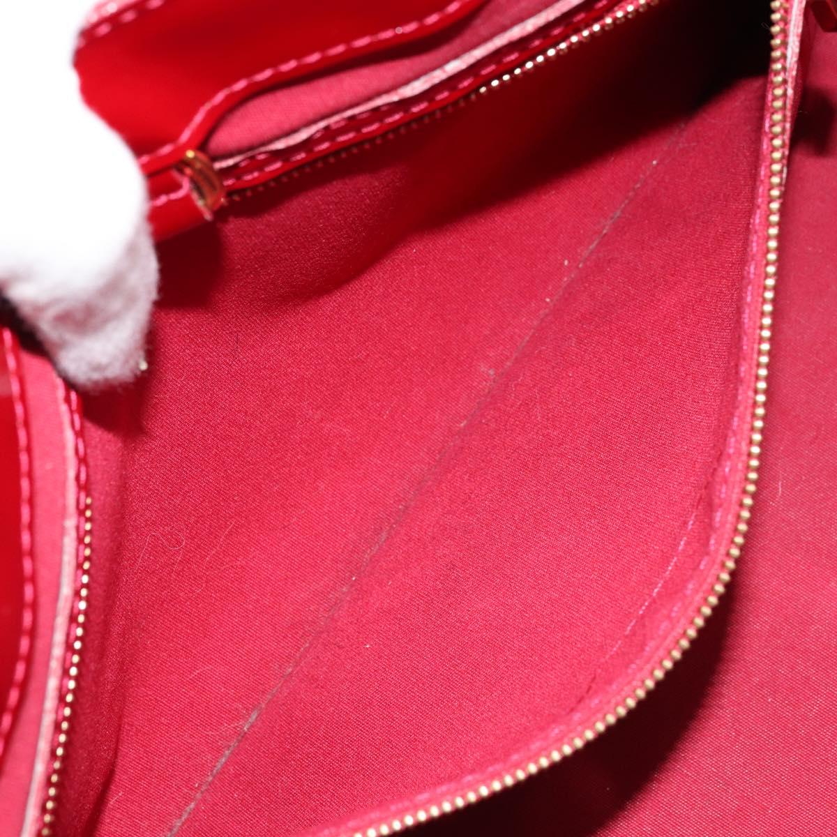 LOUIS VUITTON Monogram Vernis Wilshire PM Bag Pomme D'amour M93642 Auth 172117