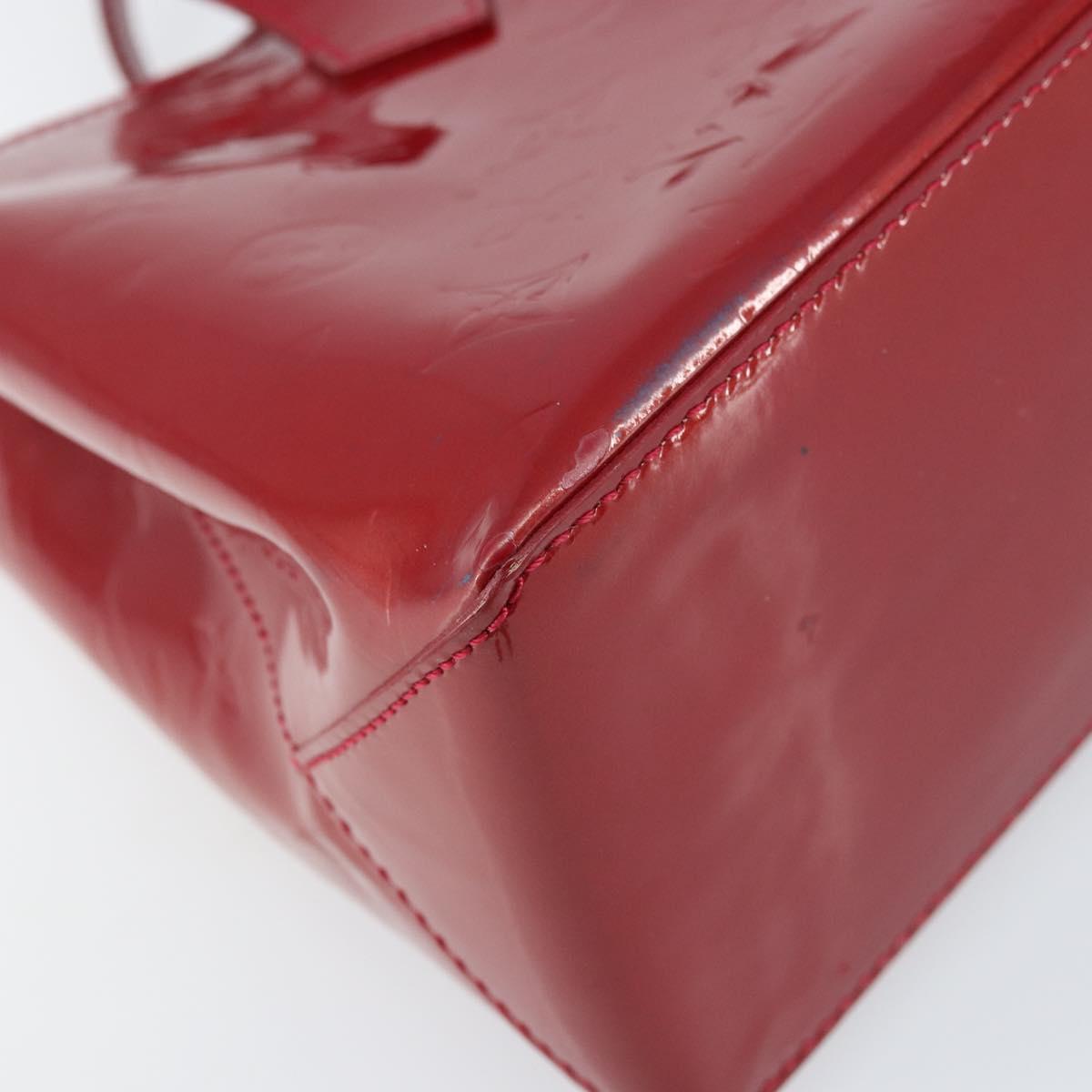 LOUIS VUITTON Monogram Vernis Wilshire PM Bag Pomme D'amour M93642 Auth 172118