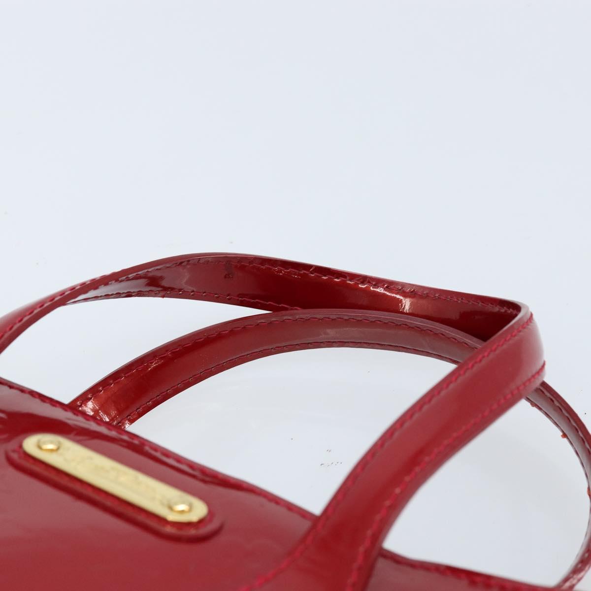 LOUIS VUITTON Monogram Vernis Wilshire PM Bag Pomme D'amour M93642 Auth 172118