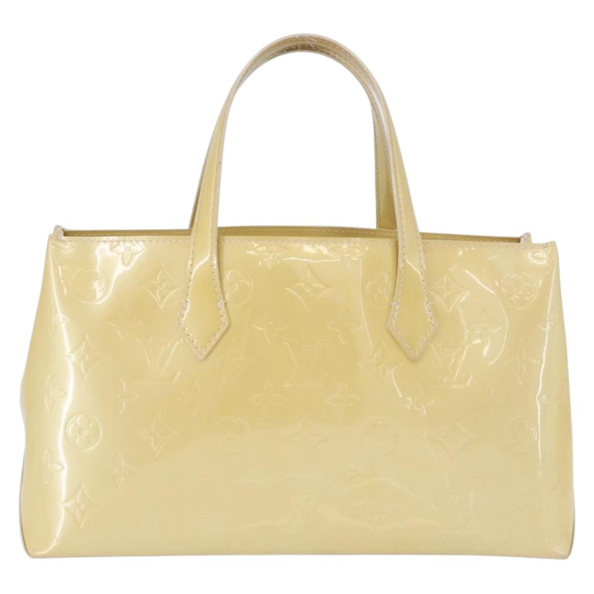 LOUIS VUITTON Monogram Vernis Wilshire PM Bag Rose Florentin M91642 Auth 172121