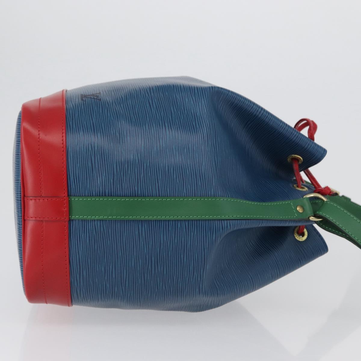 LOUIS VUITTON Epi Noe Shoulder Bag Tricolor Red Blue Green M44084 Auth 172128V