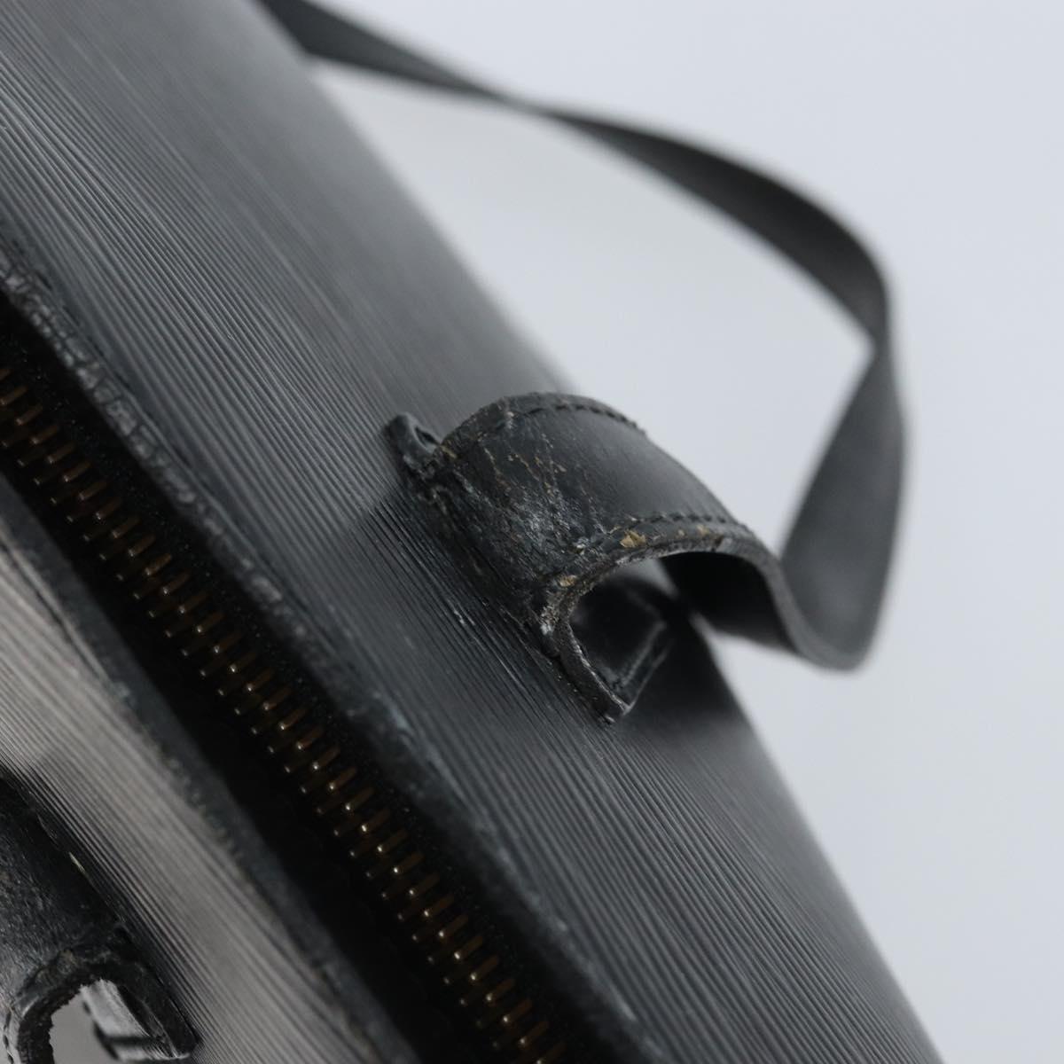 LOUIS VUITTON Epi Saint Jacques Shopping Shoulder Bag Black M52262 Auth 172132