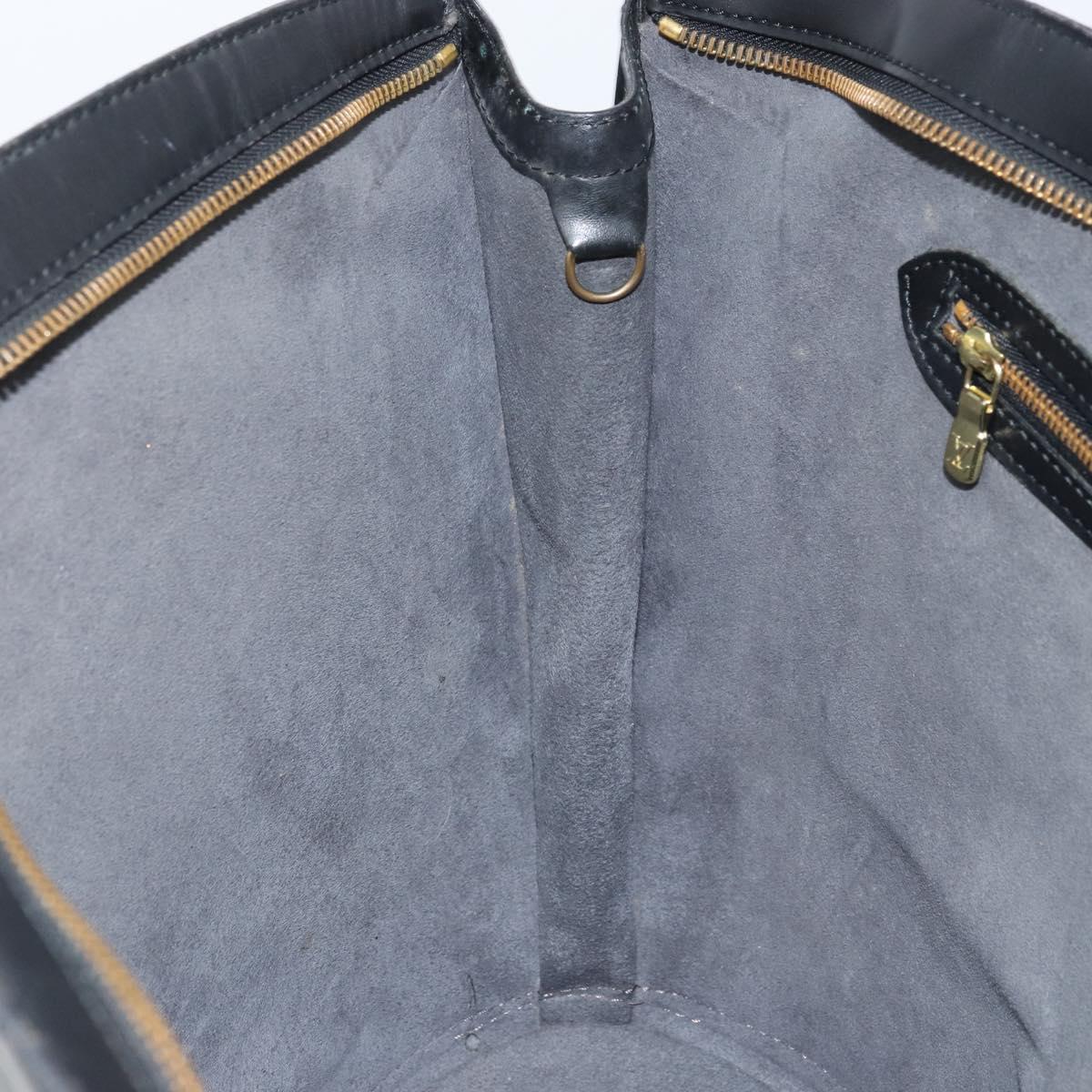 LOUIS VUITTON Epi Saint Jacques Shopping Shoulder Bag Black M52262 Auth 172132