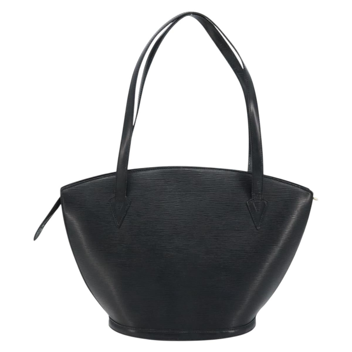 LOUIS VUITTON Epi Saint Jacques Shopping Shoulder Bag Black M52262 Auth 172132