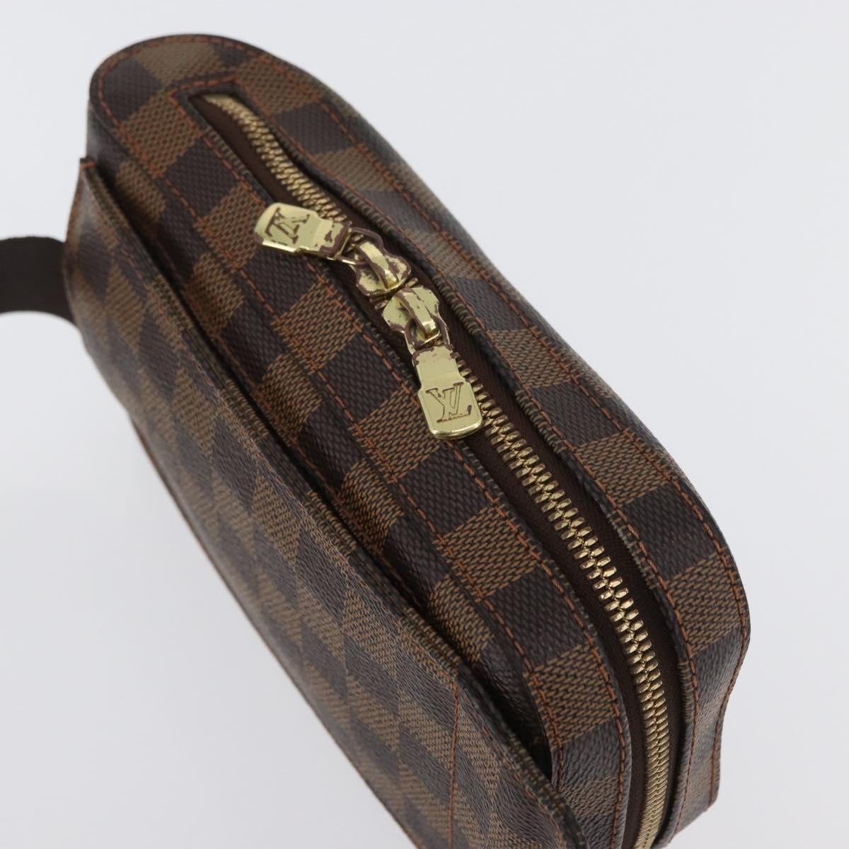 LOUIS VUITTON Damier Ebene Geronimos Shoulder Bag N51994 LV Auth 172134V