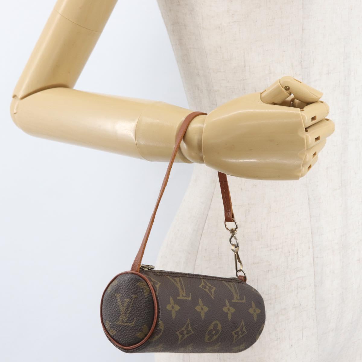 LOUIS VUITTON Monogram Papillon Pouch LV Auth 172145A