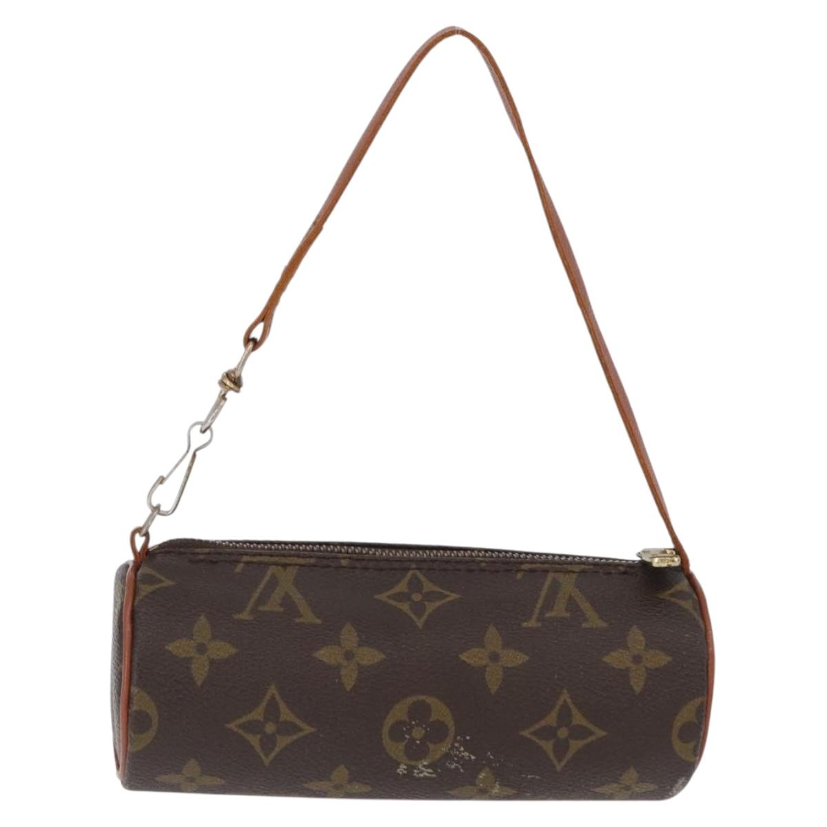 LOUIS VUITTON Monogram Papillon Pouch LV Auth 172145A
