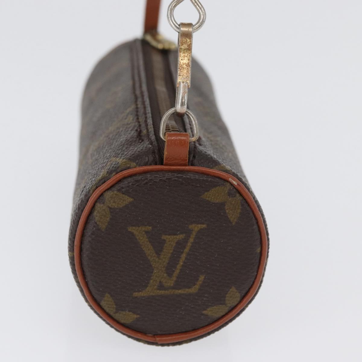 LOUIS VUITTON Monogram Papillon Pouch LV Auth 172145A